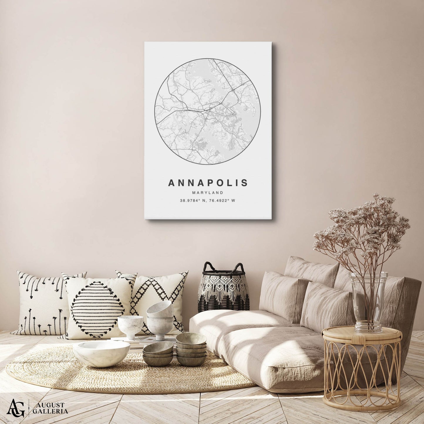 Annapolis Minimalist Map