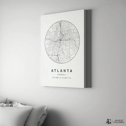 Atlanta Minimalist Map