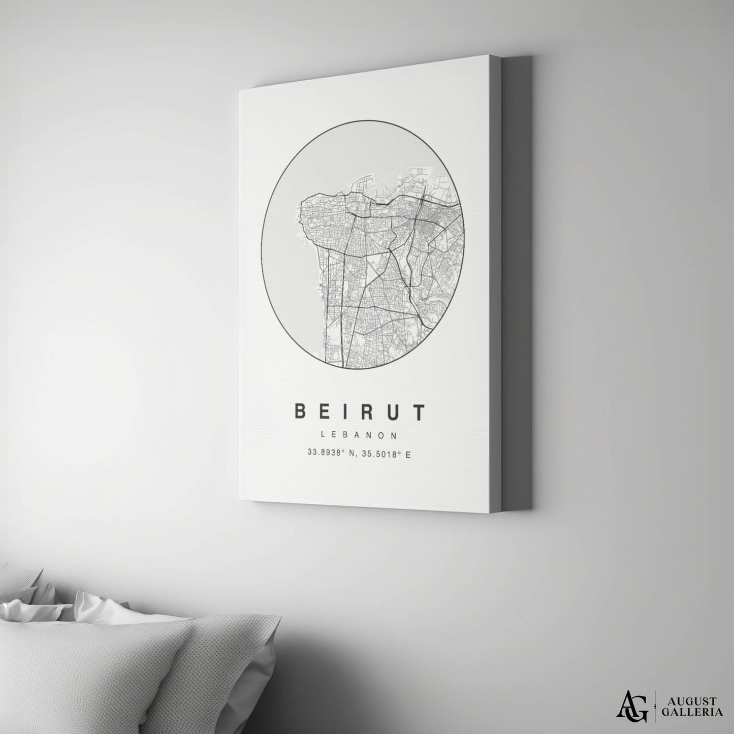 Beirut Minimalist Map