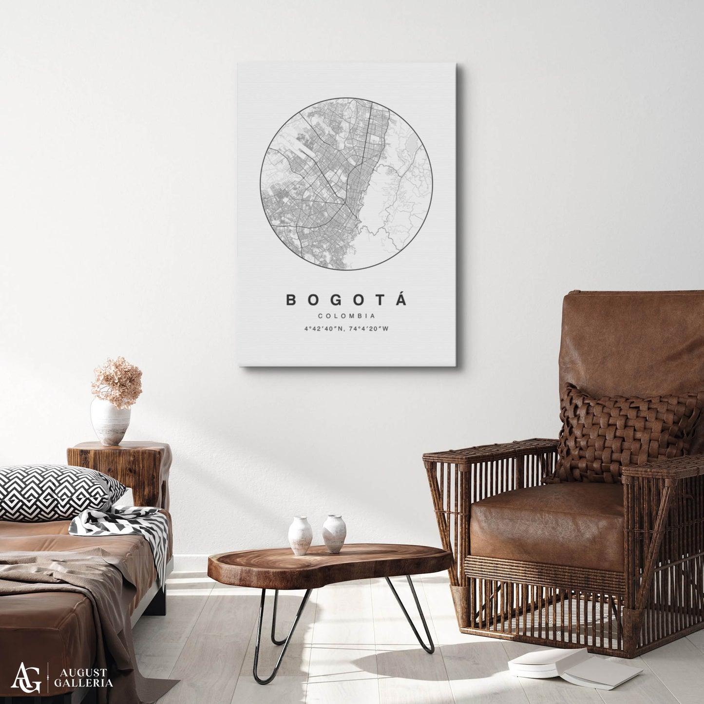 Bogota Minimalist Map