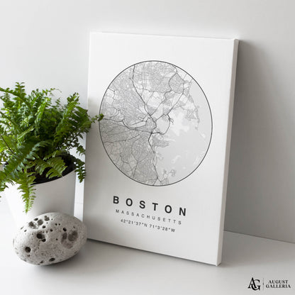 Boston Minimalist Map
