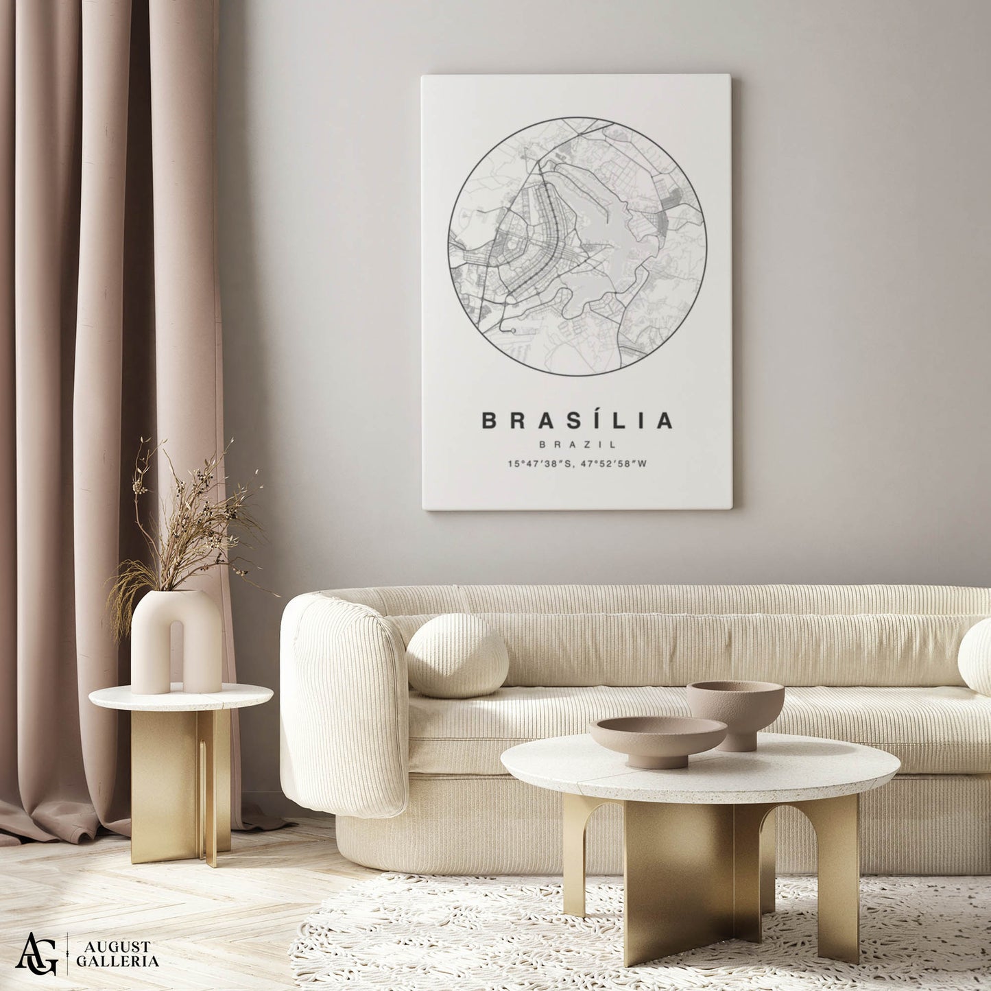 Brasilia Minimalist Map