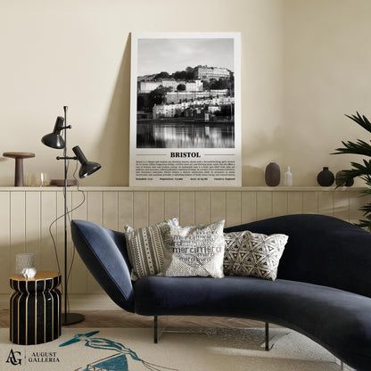 Bristol Black & White City Print