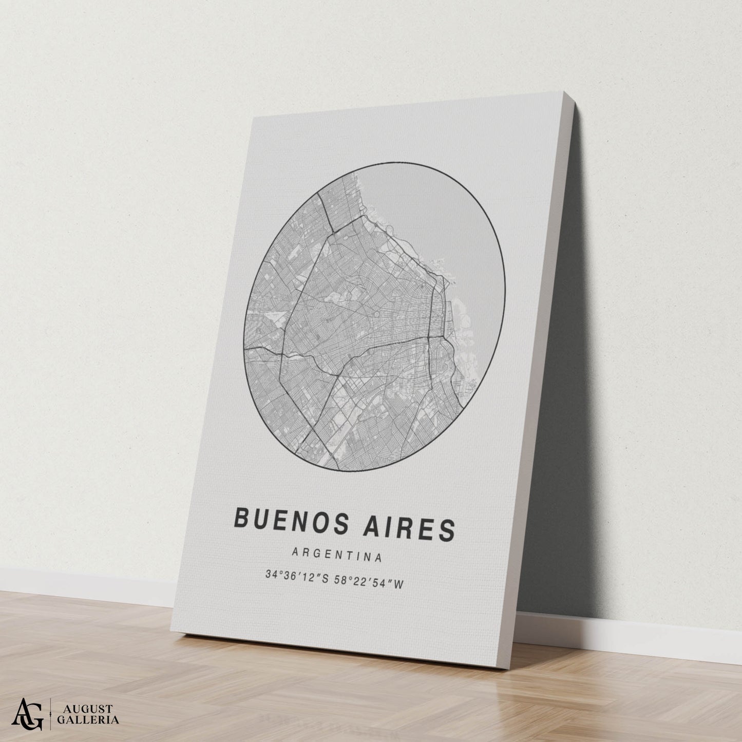 Buenos Aires Minimalist Map