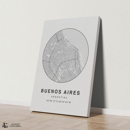 Buenos Aires Minimalist Map