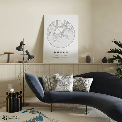 Busan Minimalist Map