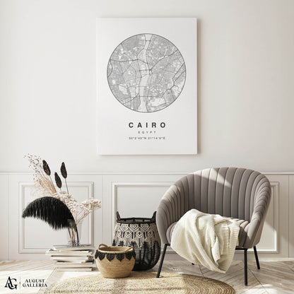 Cairo Minimalist Map