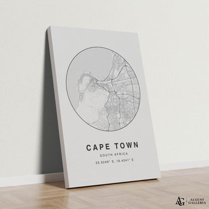 Cape Town Minimalist Map