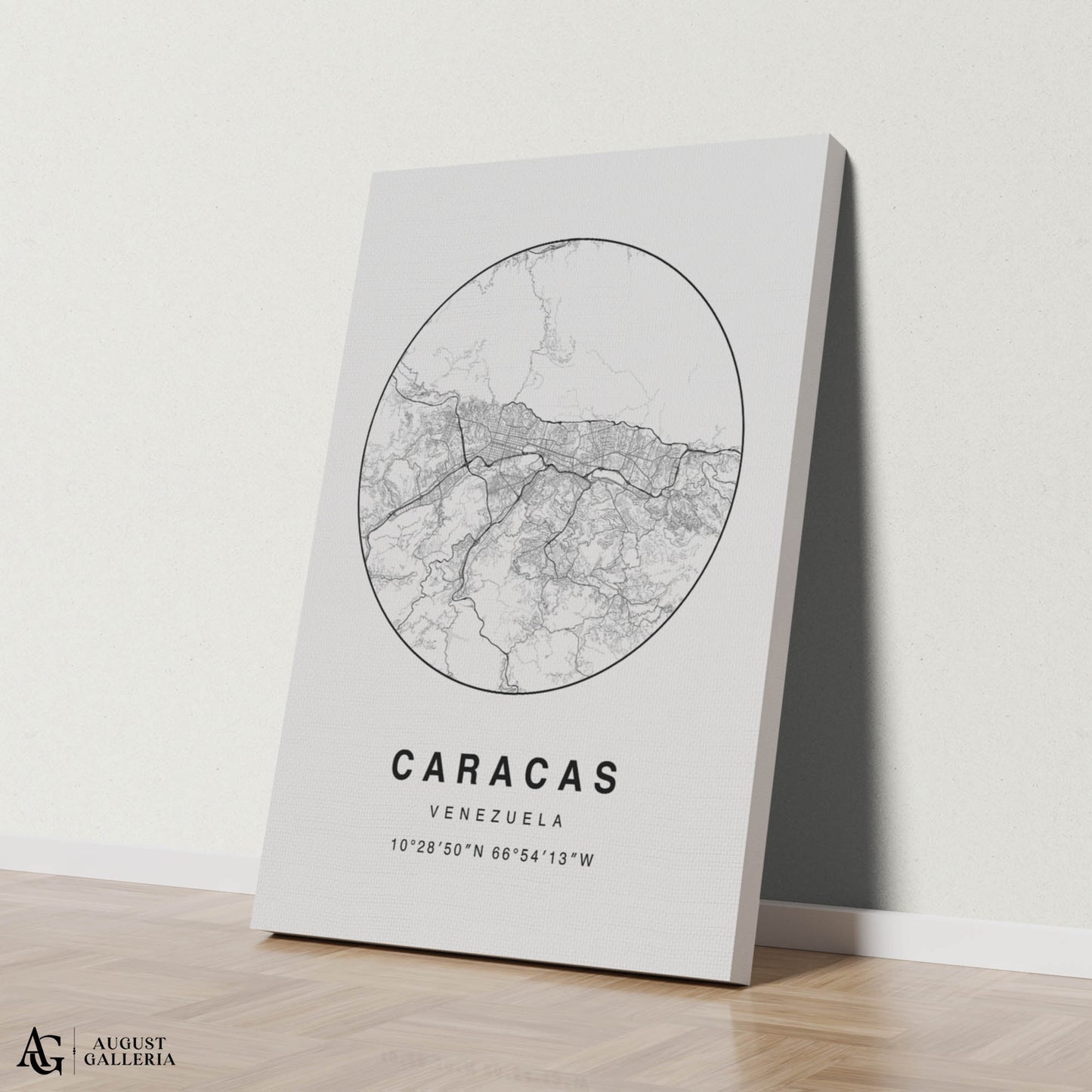 Caracas Minimalist Map
