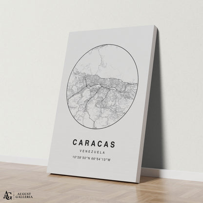 Caracas Minimalist Map