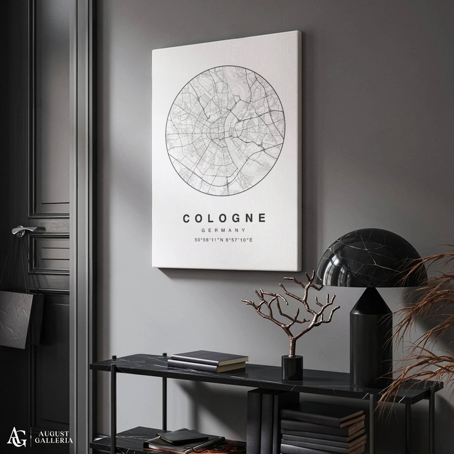 Cologne Minimalist Map
