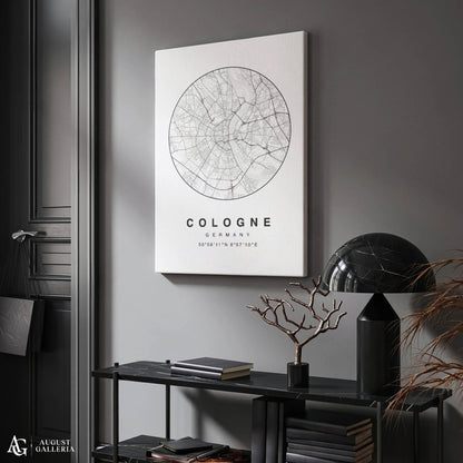 Cologne Minimalist Map
