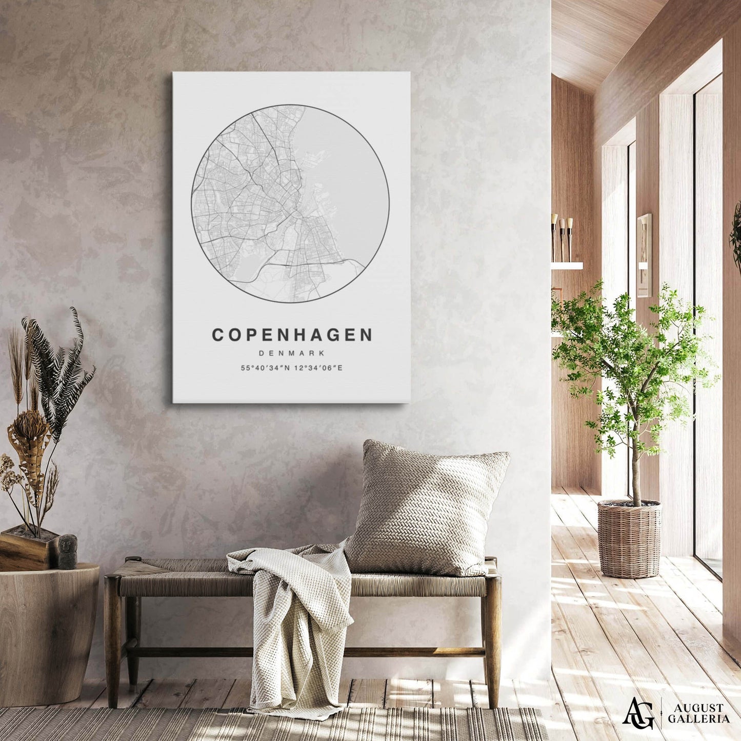 Copenhagen Minimalist Map