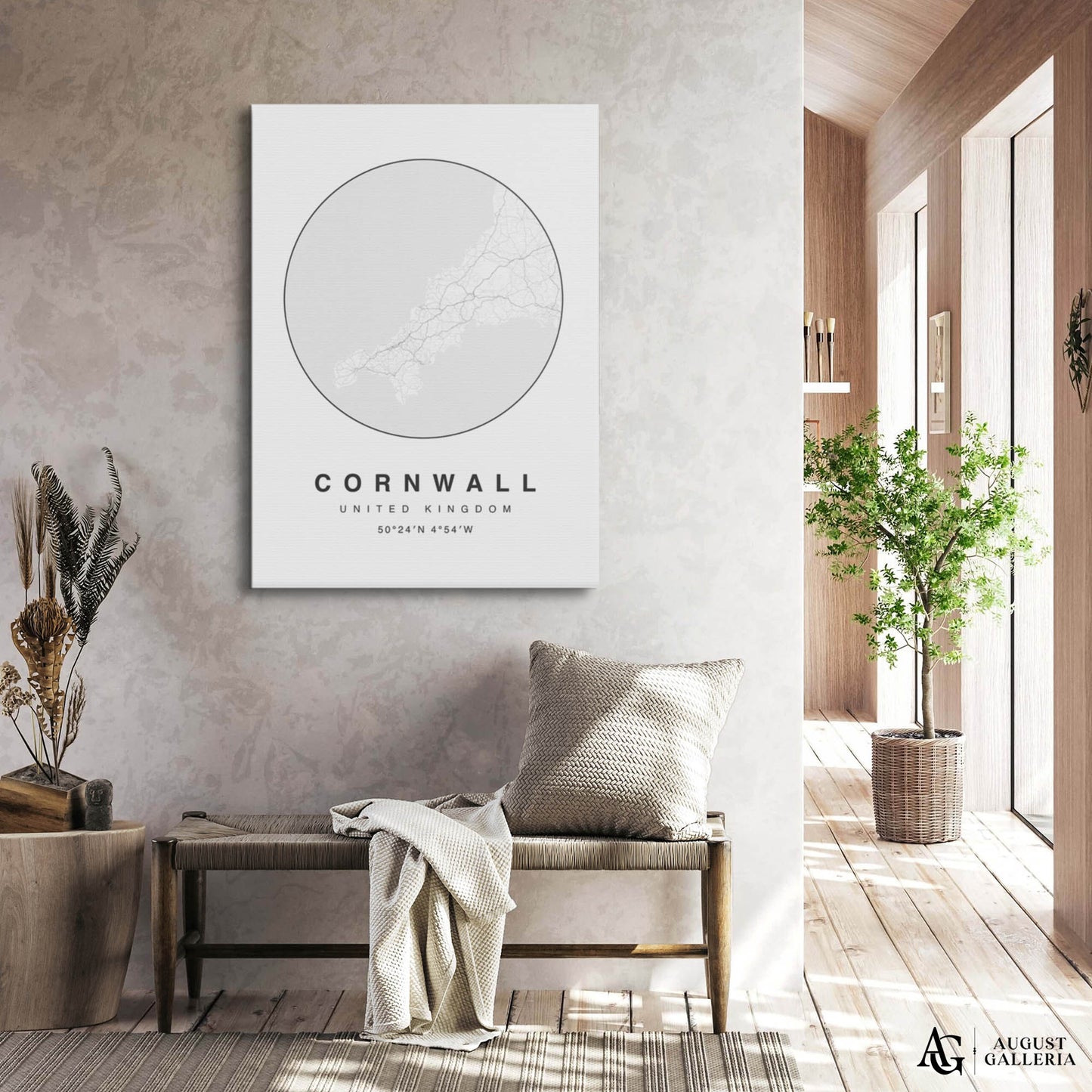 Cornwall Minimalist Map