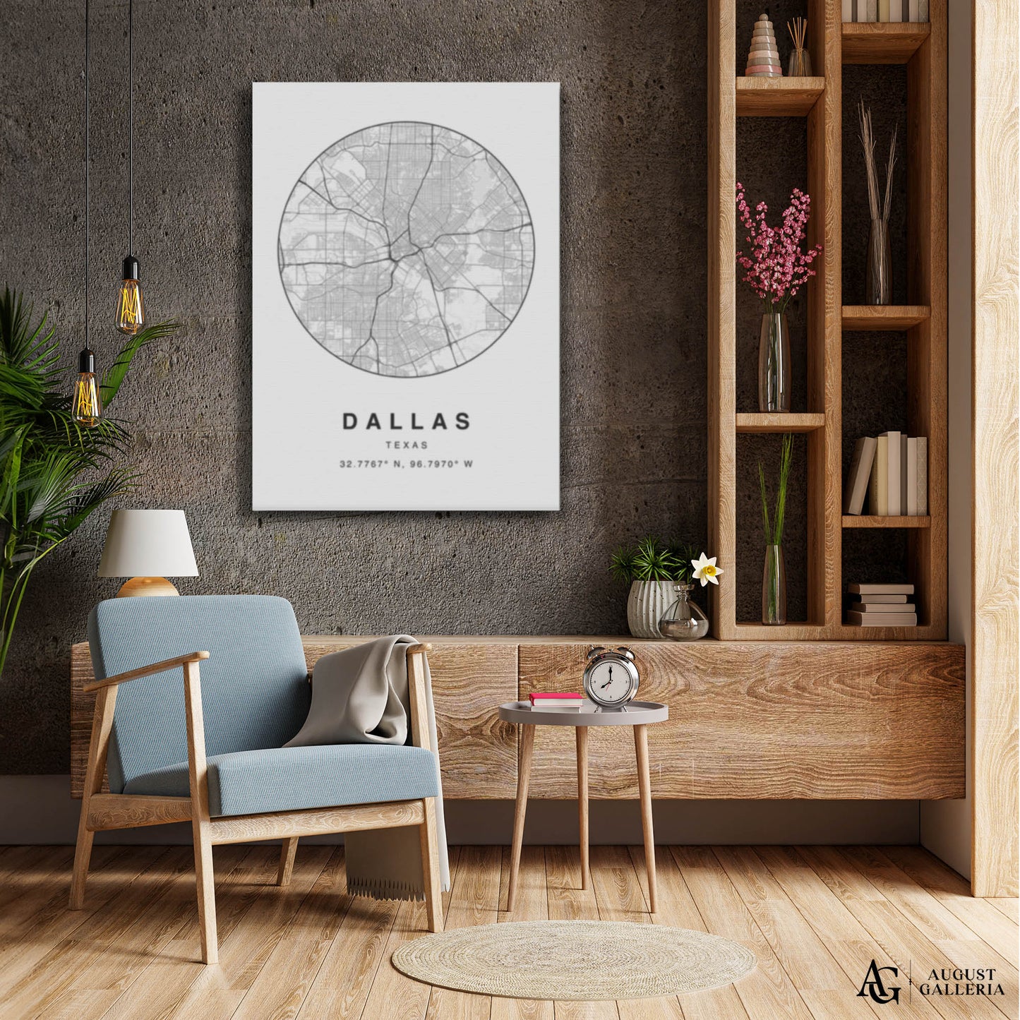 Dallas Minimalist Map