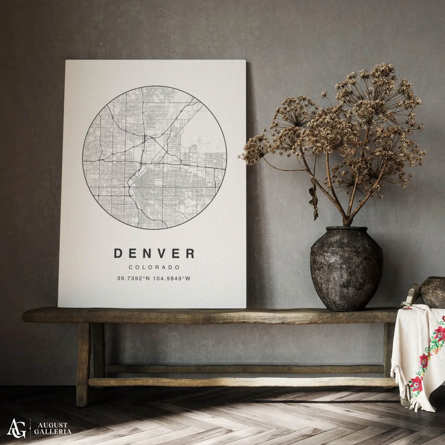 Denver Minimalist Map