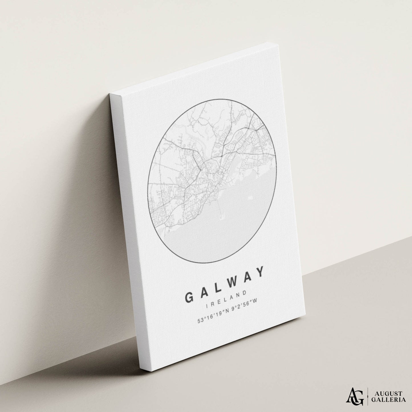 Galway Minimalist Map