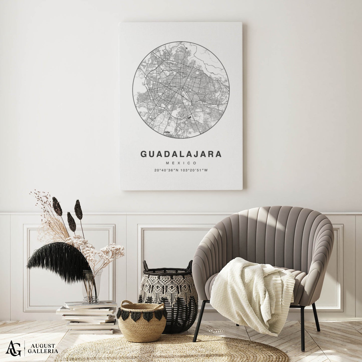 Guadalajara Minimalist Map