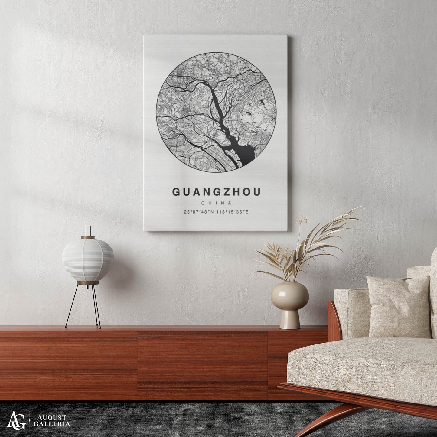 Guangzhou Minimalist Map