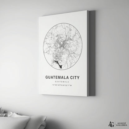 Guatemala City Minimalist Map