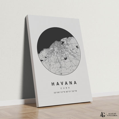 Havana Minimalist Map
