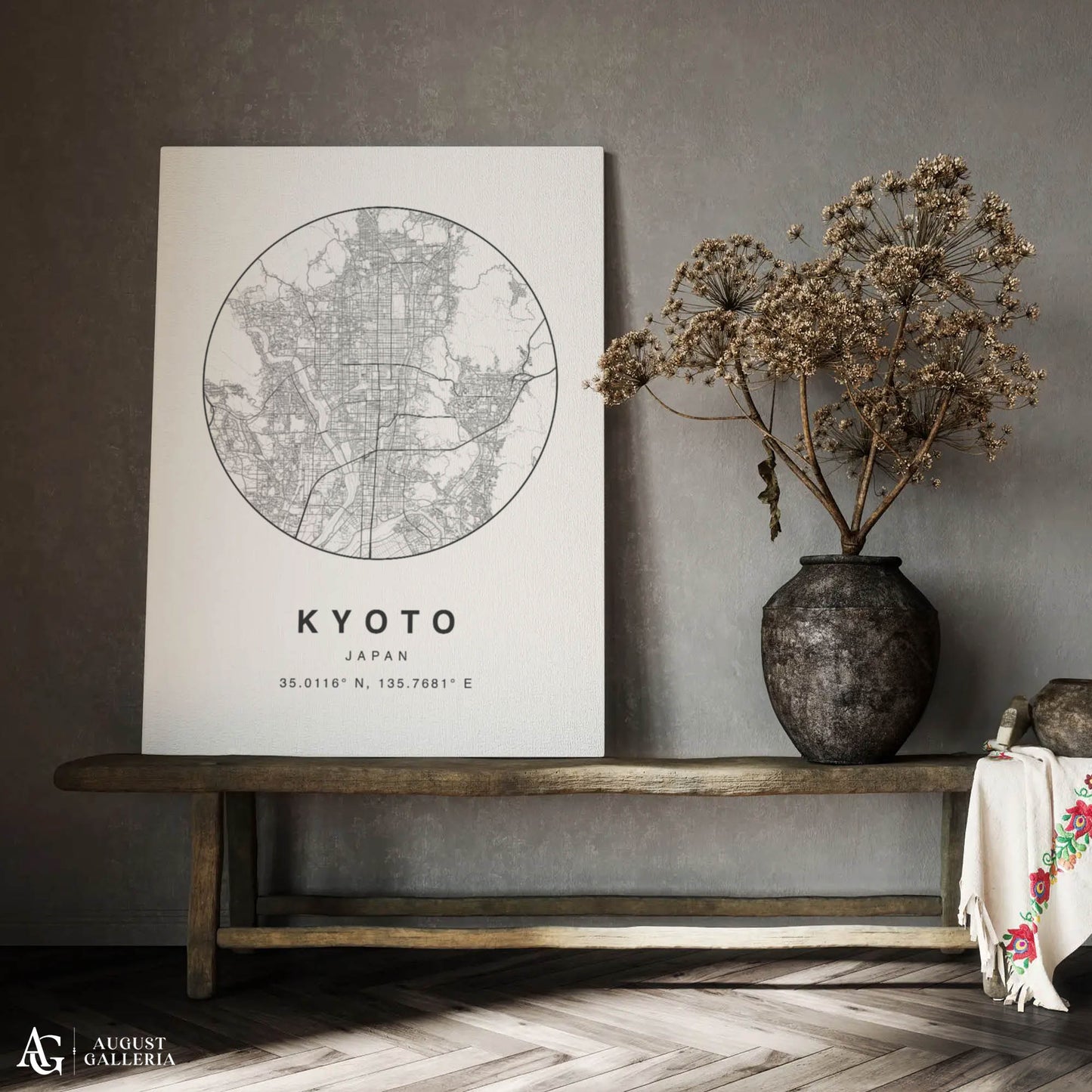 Kyoto Minimalist Map