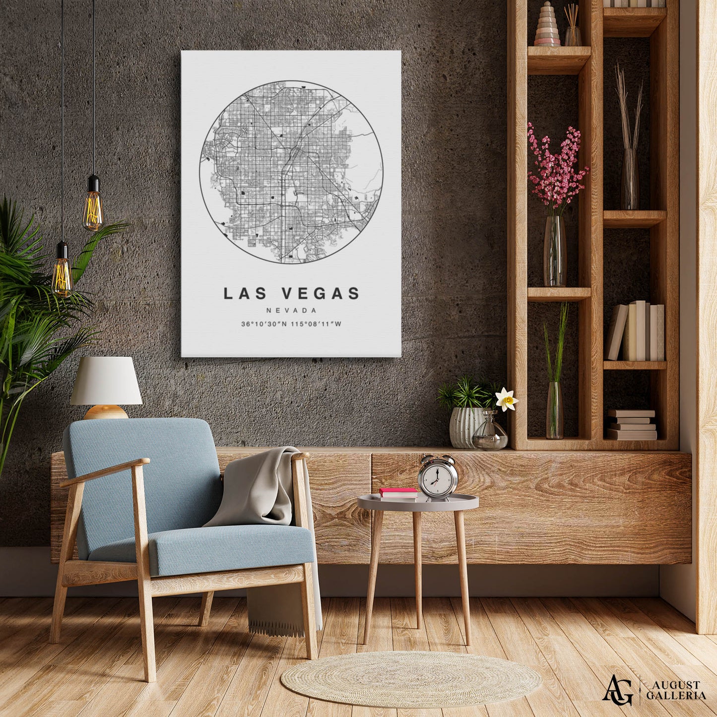 Las Vegas Minimalist Map