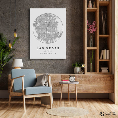Las Vegas Minimalist Map