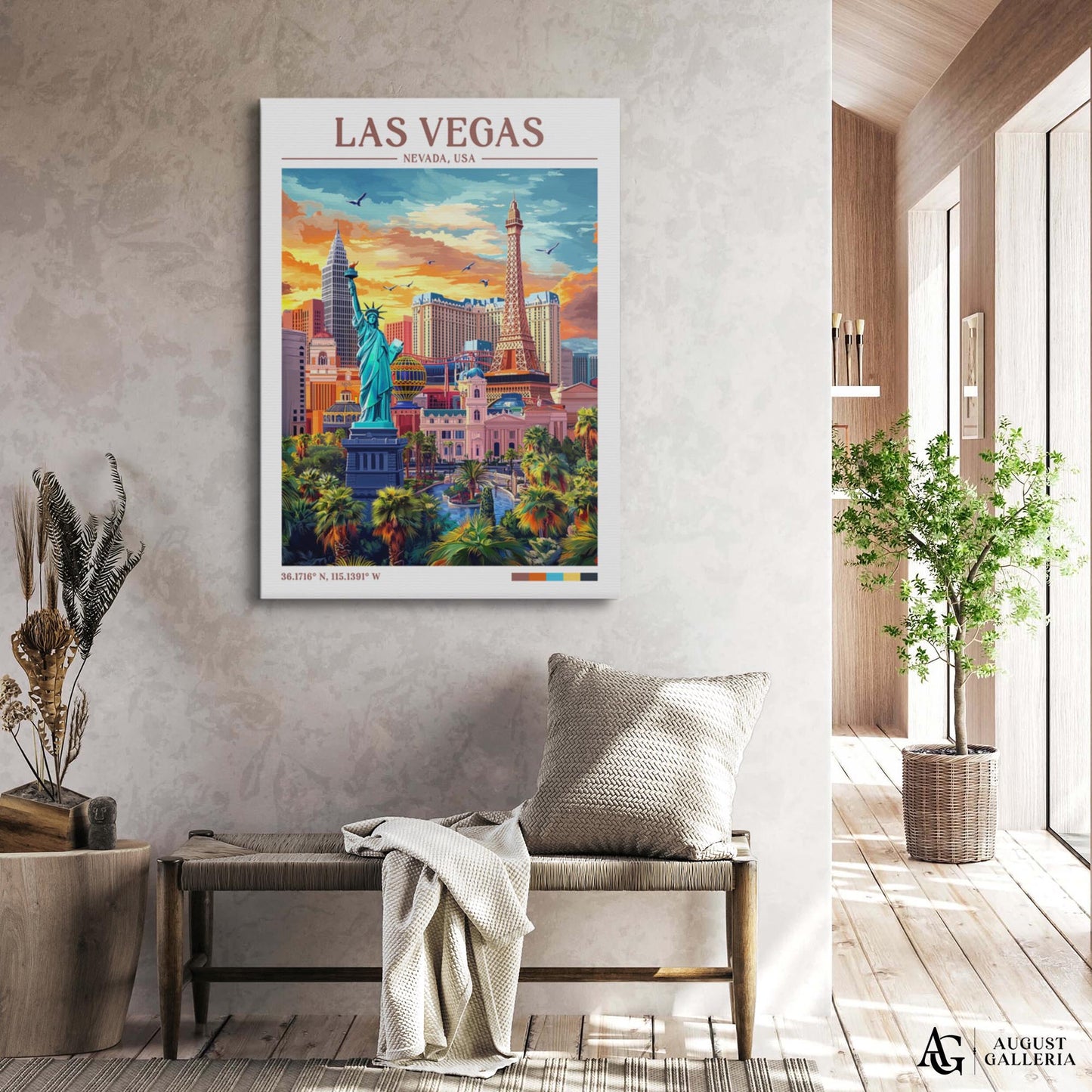 Las Vegas Nevada Retro Travel Print
