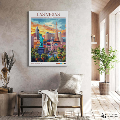 Las Vegas Nevada Retro Travel Print