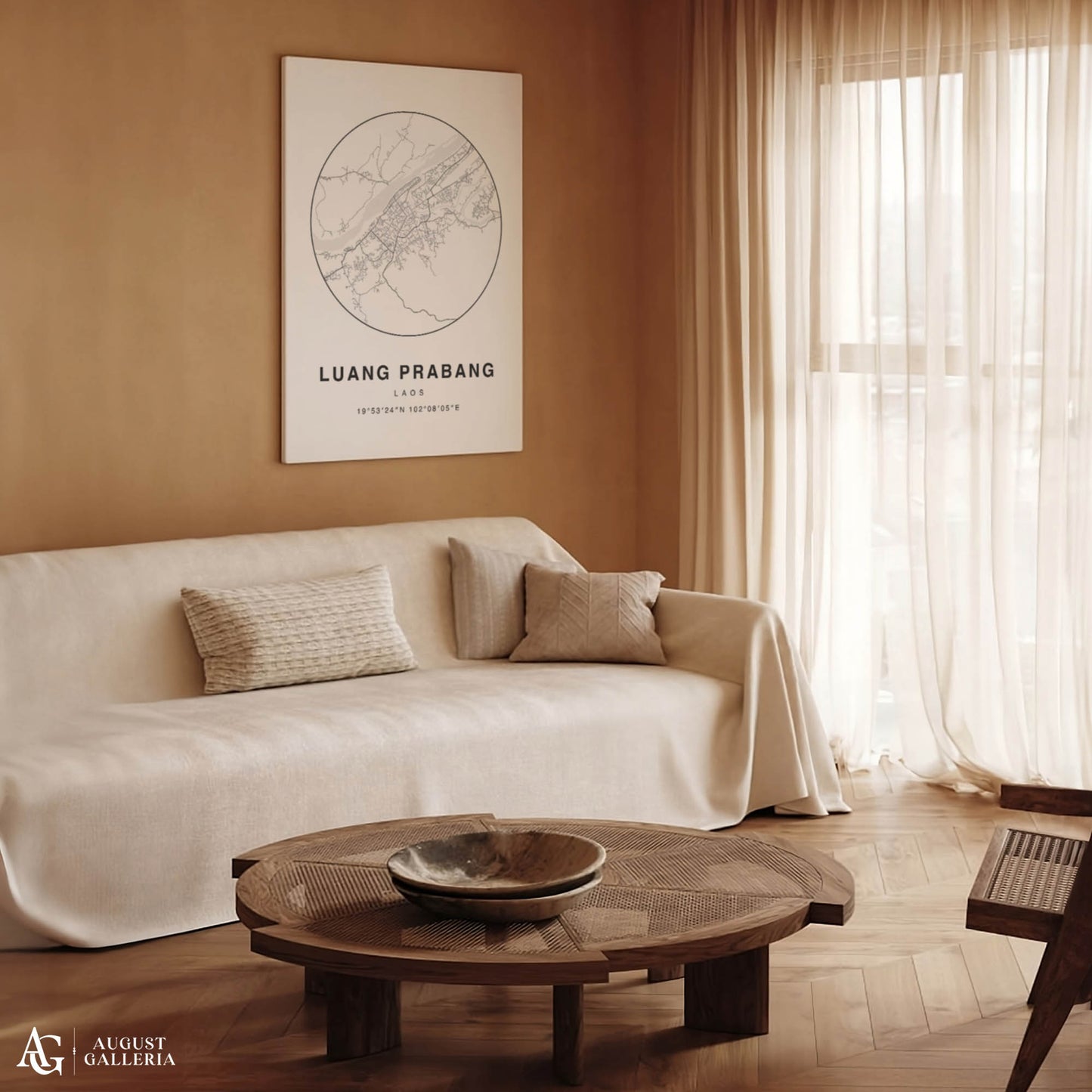 Luang Prabang Minimalist Map