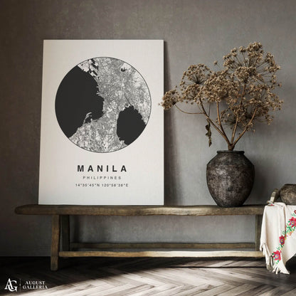 Manila Minimalist Map