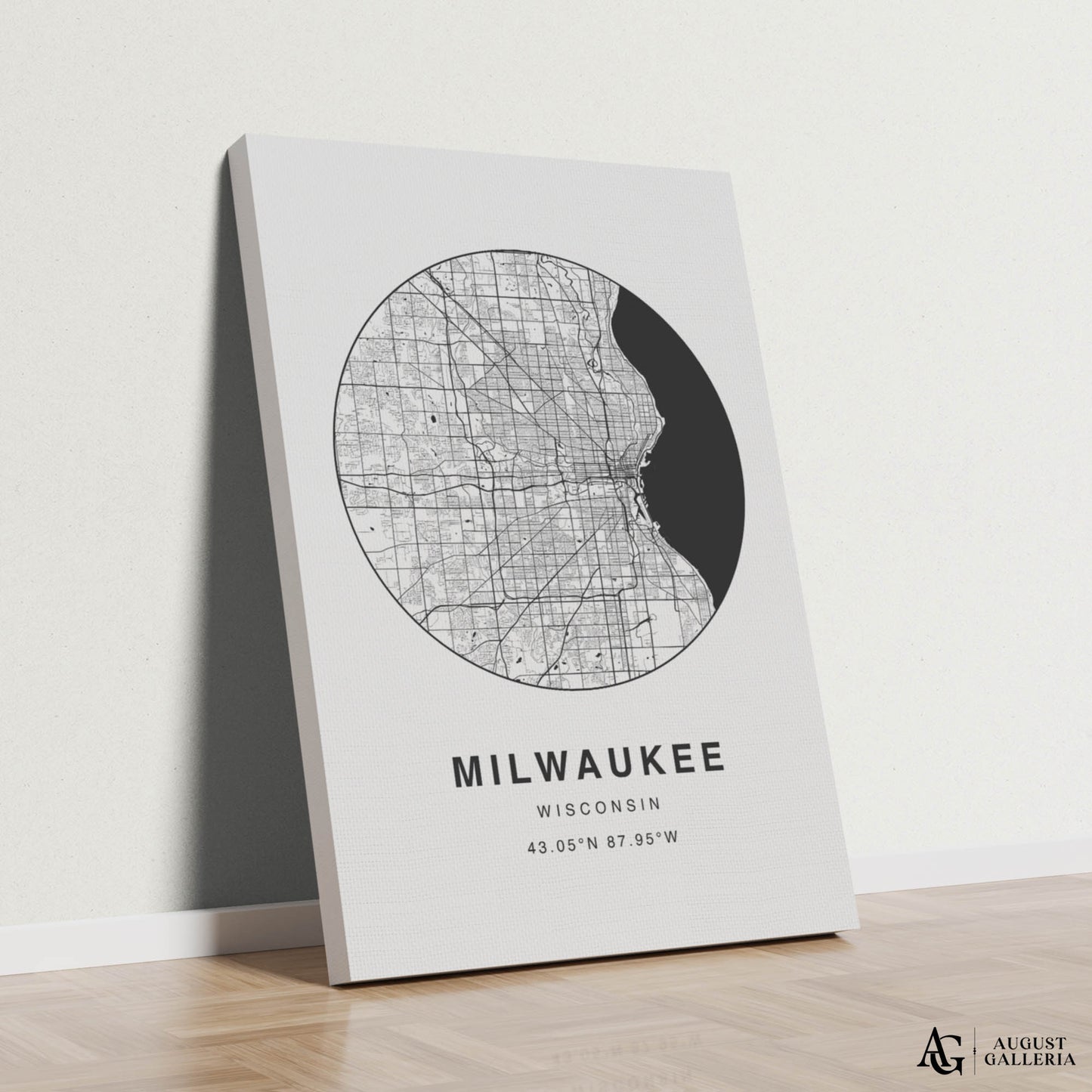 Milwaukee Minimalist Map