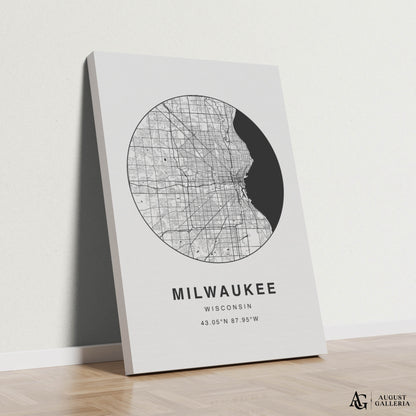 Milwaukee Minimalist Map