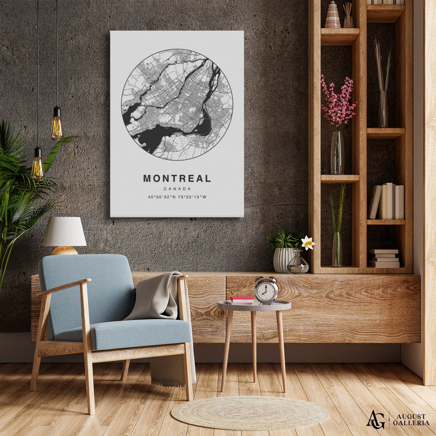 Montreal Minimalist Map