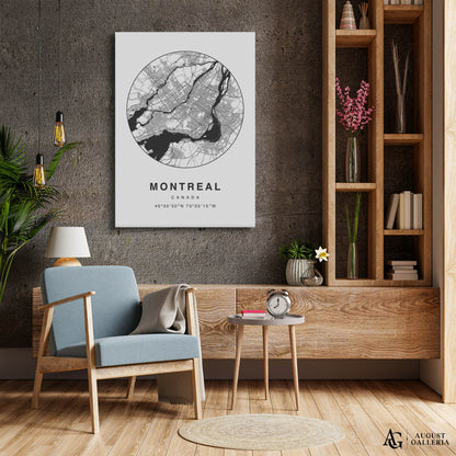 Montreal Minimalist Map