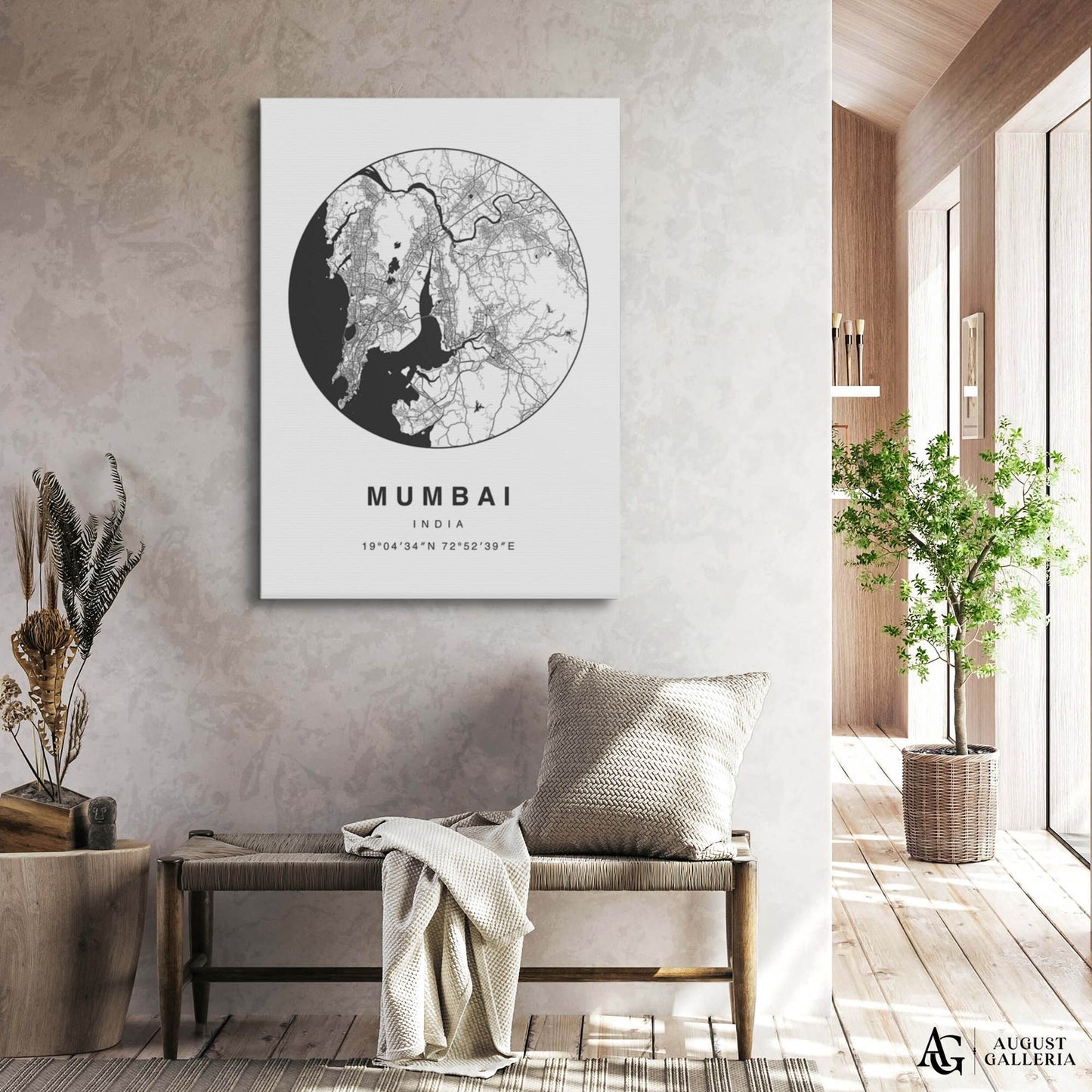 Mumbai Minimalist Map