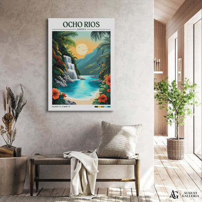 Ocho Rios Retro Travel Print