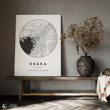 Osaka Minimalist Map