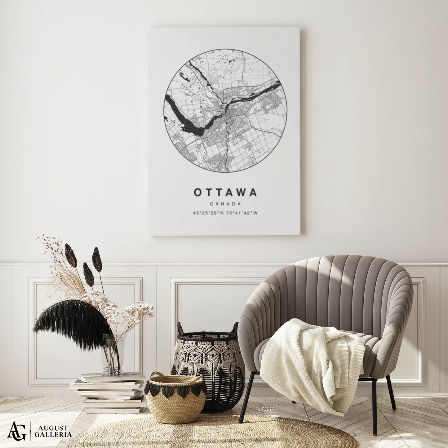 Ottawa Minimalist Map