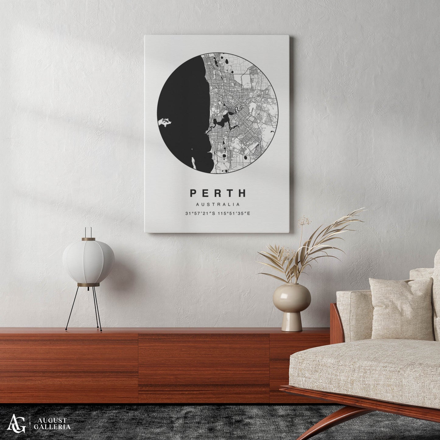 Perth Minimalist Map