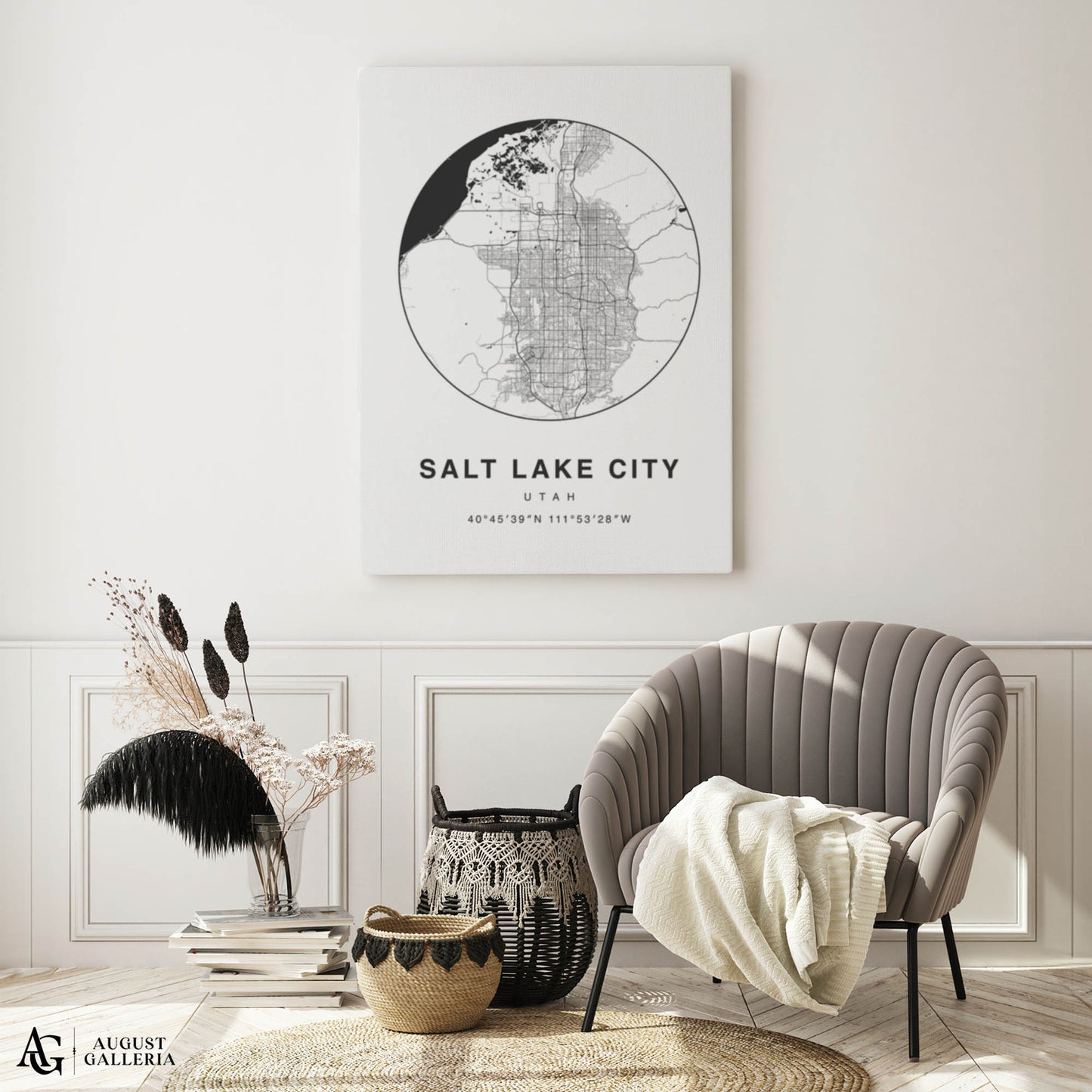 Sacramento Minimalist Map
