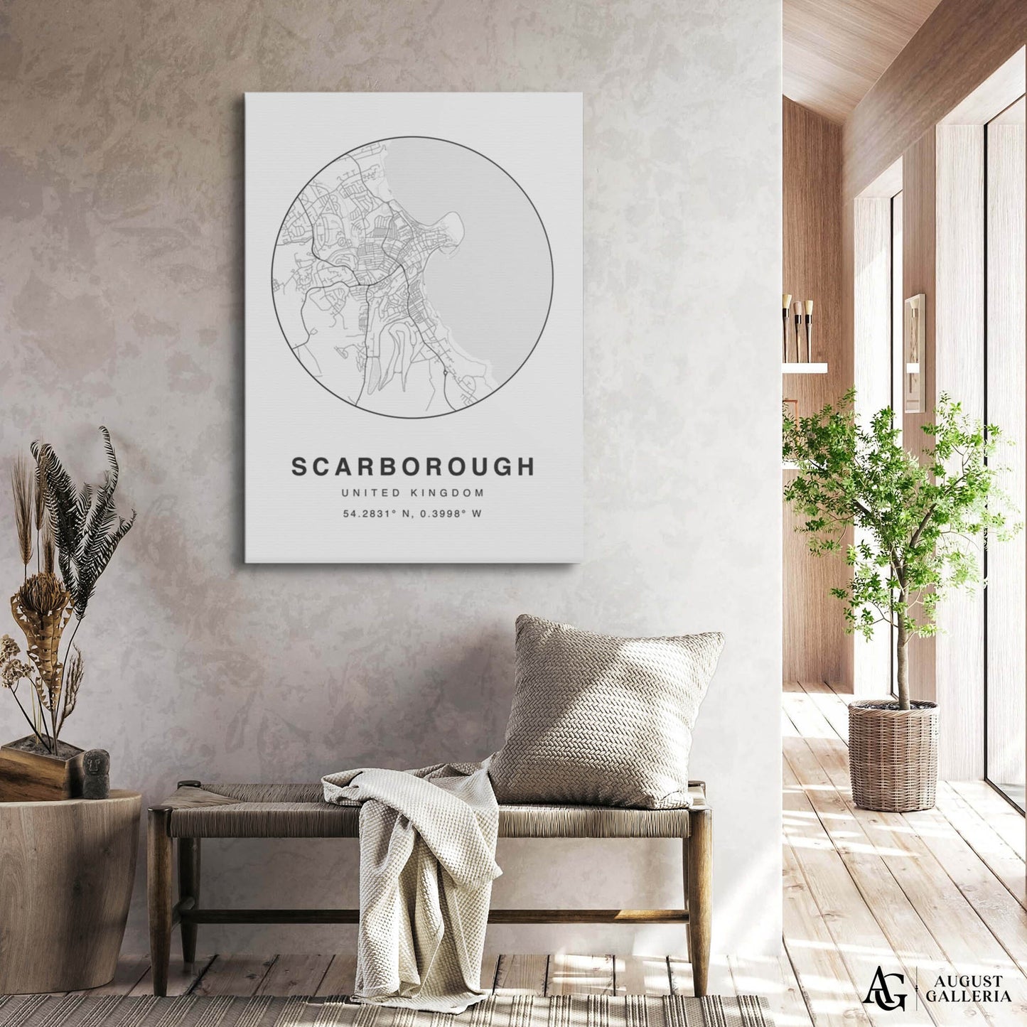 Scarborough Minimalist Map