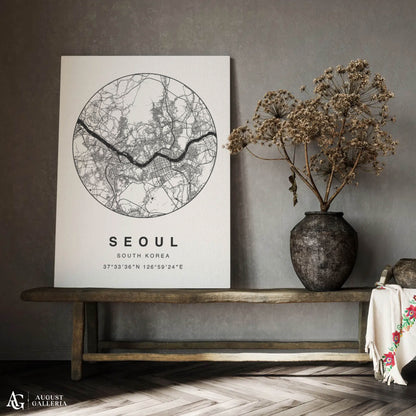 Seoul Minimalist Map