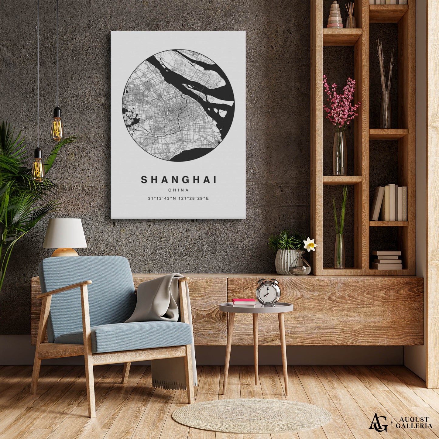 Shanghai Minimalist Map