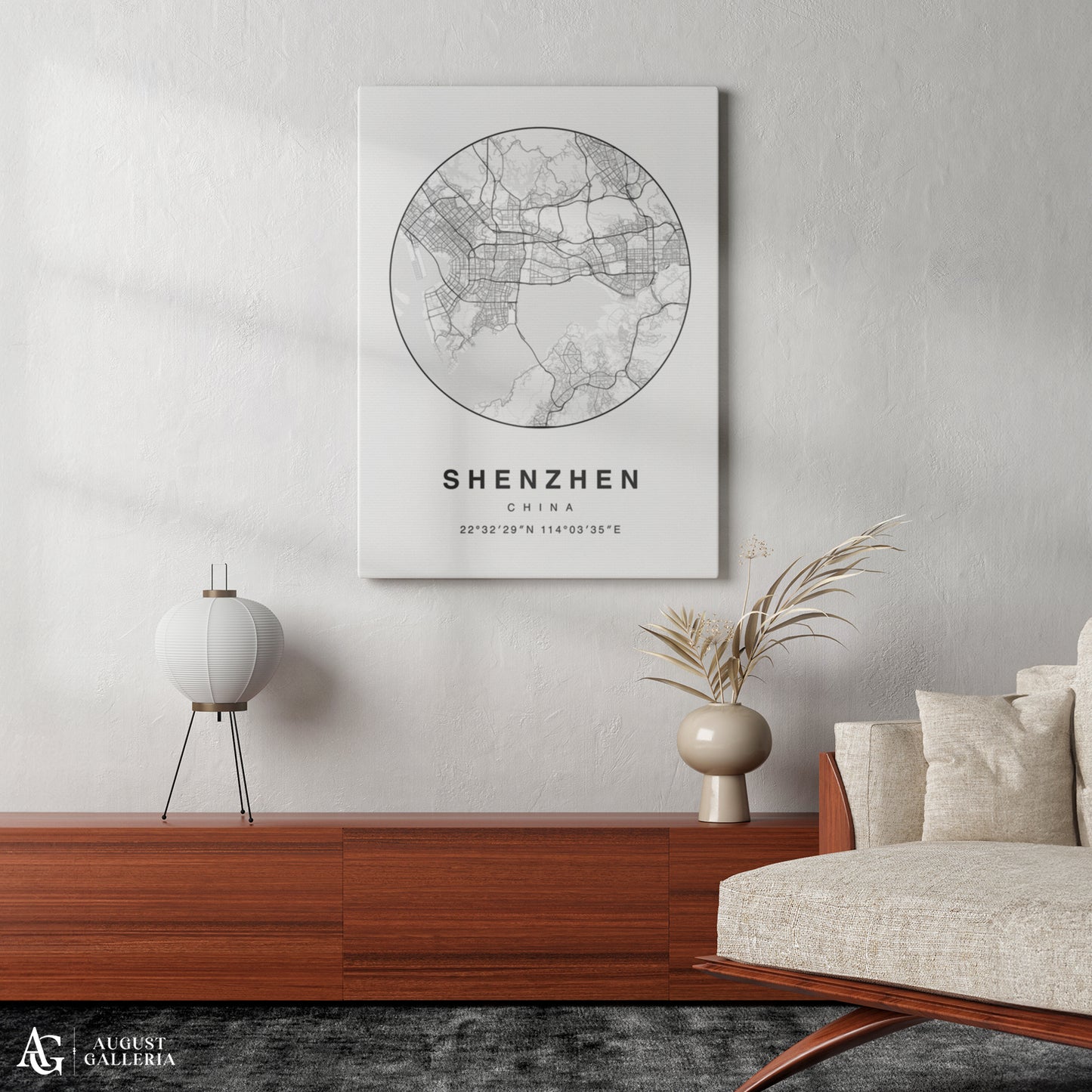 Shenzhen Minimalist Map
