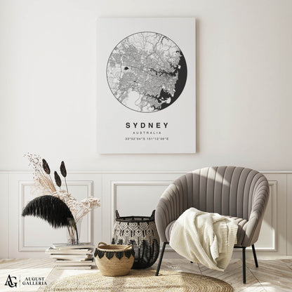 Sydney Minimalist Map