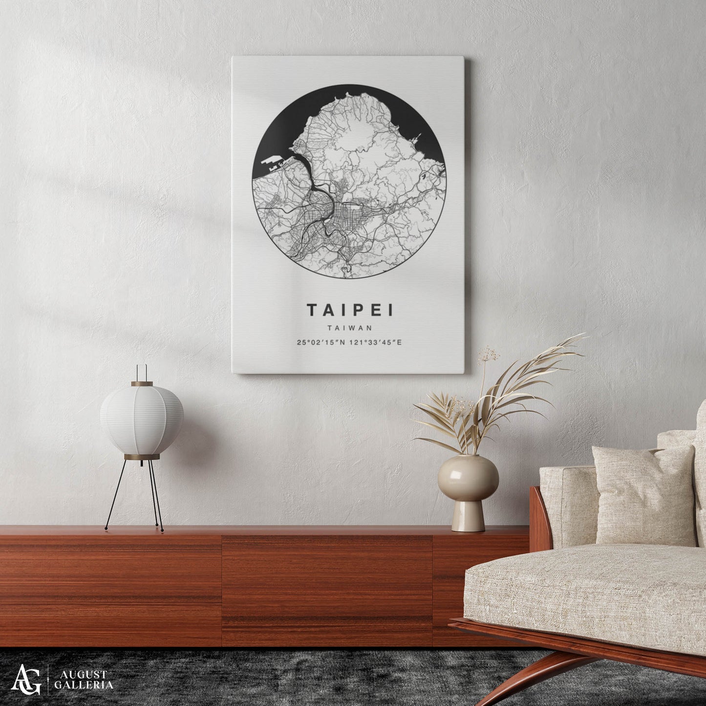 Taipei Minimalist Map
