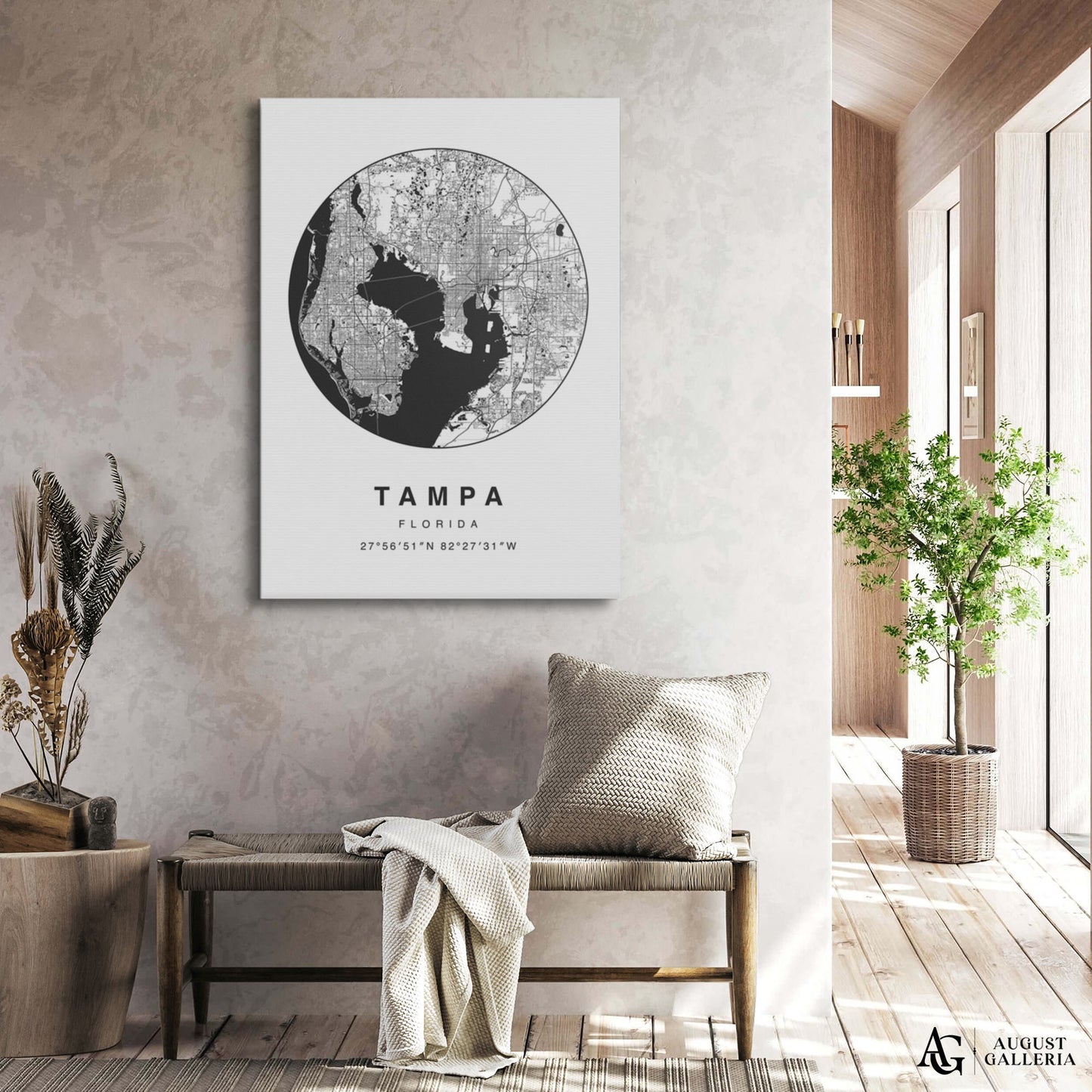 Tampa Minimalist Map