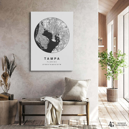 Tampa Minimalist Map